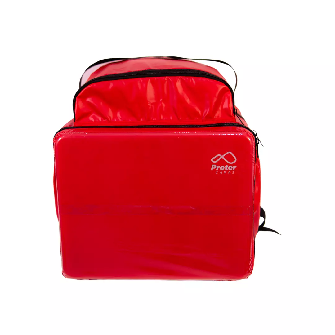 MOCHILA PARA PIZZA - ABERTURA LATERAL - Protercapas - Proteção e